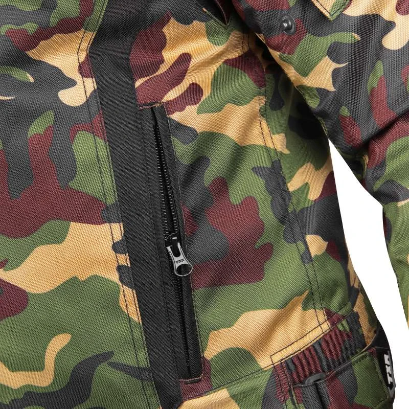 TXR Bunda na motorku Gunner Camo zelená 4XL