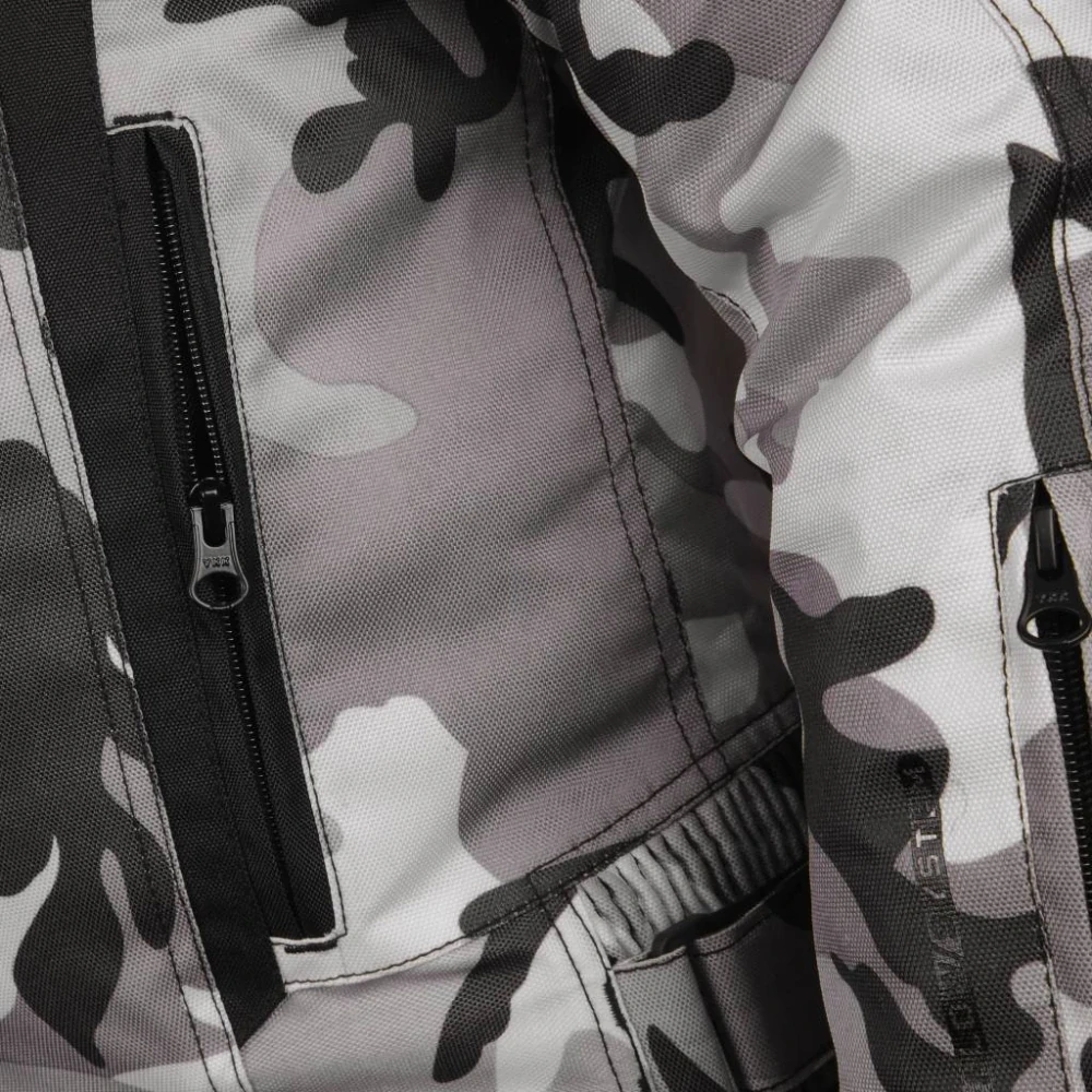 TXR Bunda na motorku Gunner Camo sivá 3XL