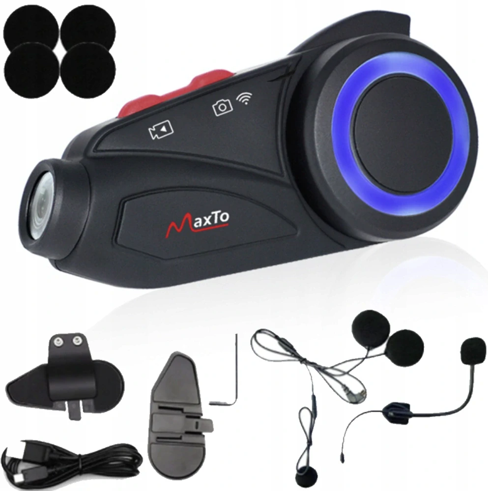 MaxTo Bluetooth interkom M3S s 2K kamerou SONY