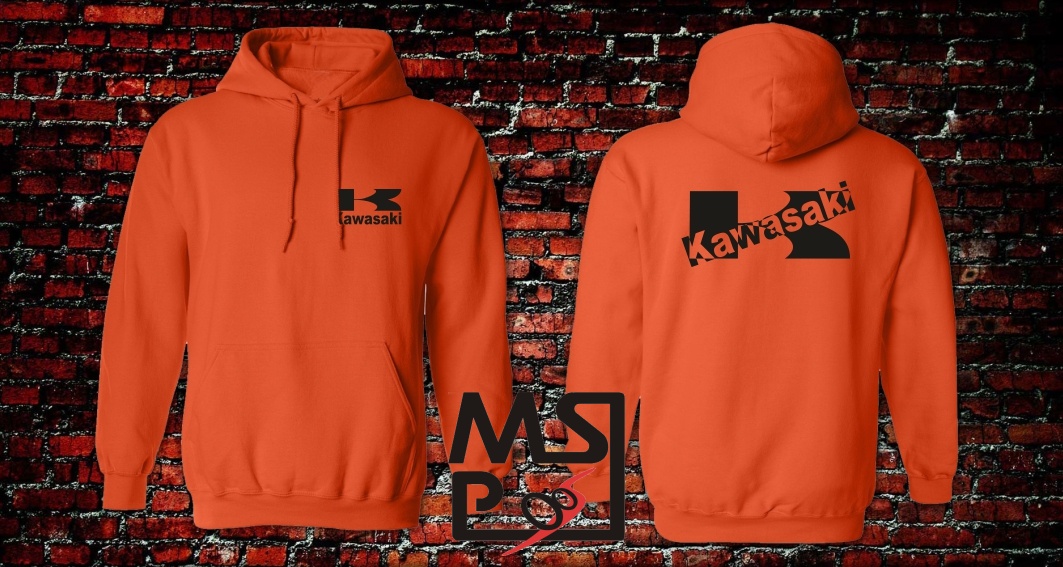 Mikina s motívom Kawasaki