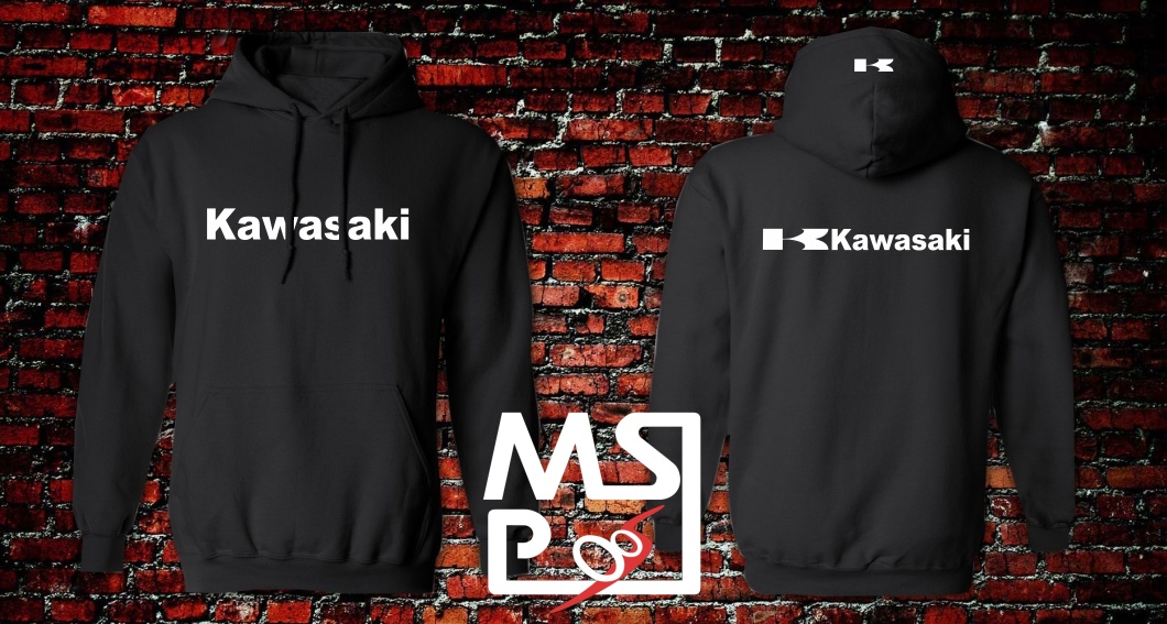 Mikina s motívom Kawasaki