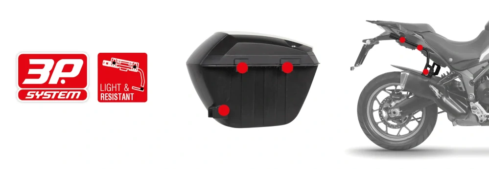 SHAD Bočné  kufre s farebným krytom SH23 titánová  farba (pár)