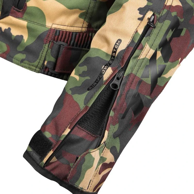 TXR Bunda na motorku Gunner Camo zelená 4XL