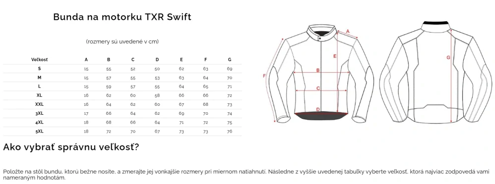 TXR Bunda na motorku Swift fluo žlutá S