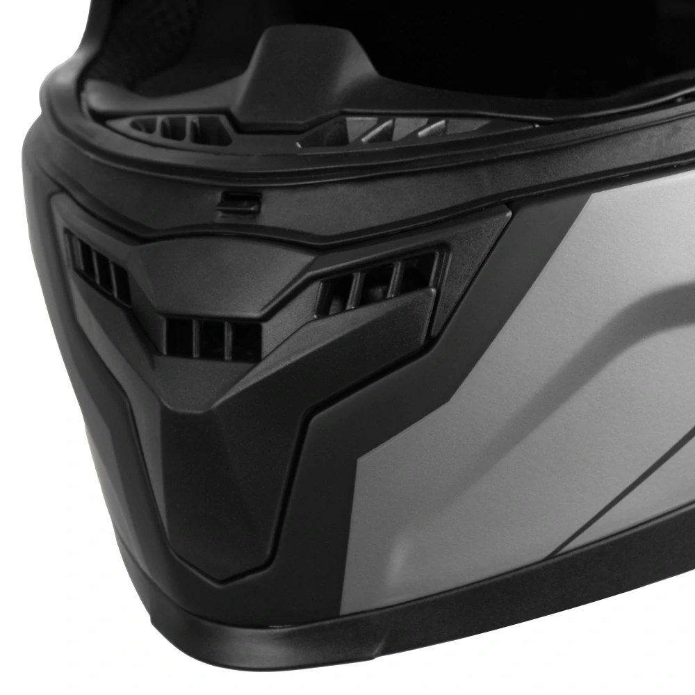 TXR Integrálna prilba na motorku Raptor čierno-sivo-červená XS