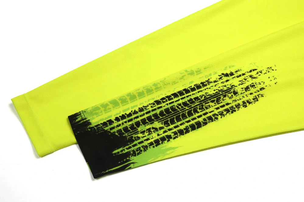 TXR Detský motokrosový dres Pulse čierno-fluo žltý XS