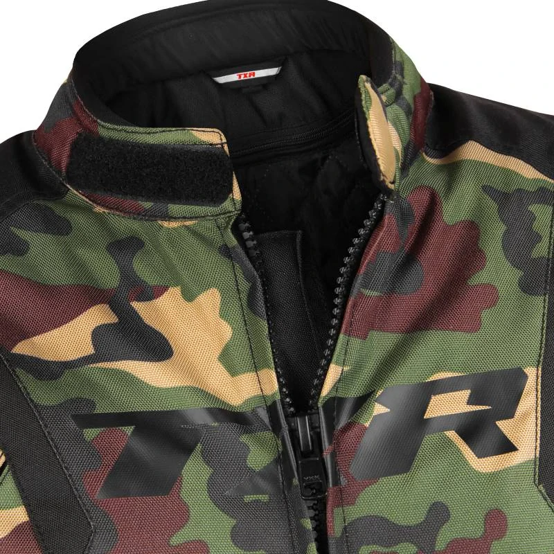 TXR Bunda na motorku Gunner Camo zelená 4XL