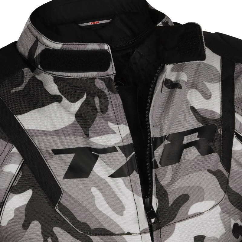 TXR Bunda na motorku Gunner Camo sivá XXL