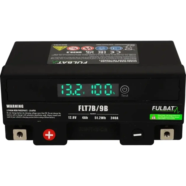 FULBAT FLT7B/9B 12V 4Ah 240A L+ LiFePO4 lítiová motobatéria