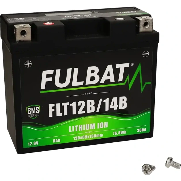 FULBAT Lítiová motocyklová batéria FLT12B/14B