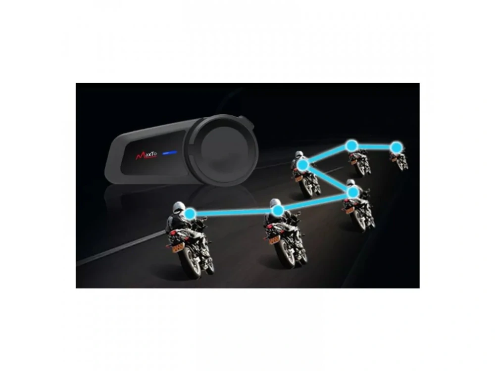 MaxTo Bluetooth interkom M2 sada 2 ks