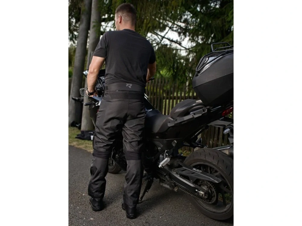 TXR Nohavice na motorku Rival čierne L