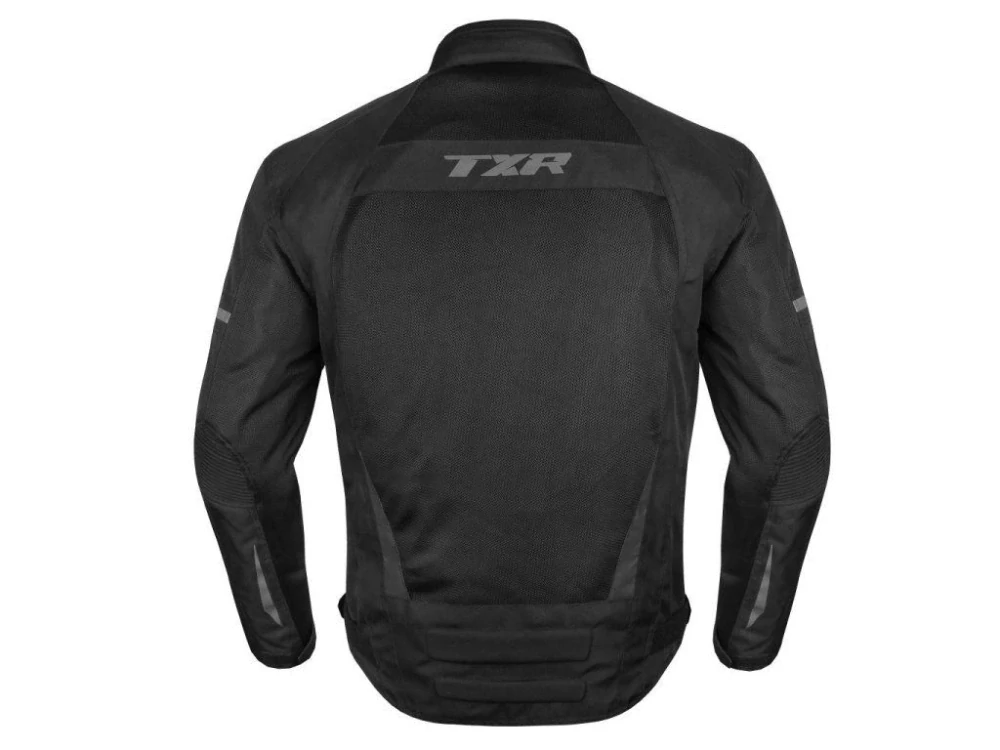TXR Bunda na motorku Steward čierno-sivá 4XL