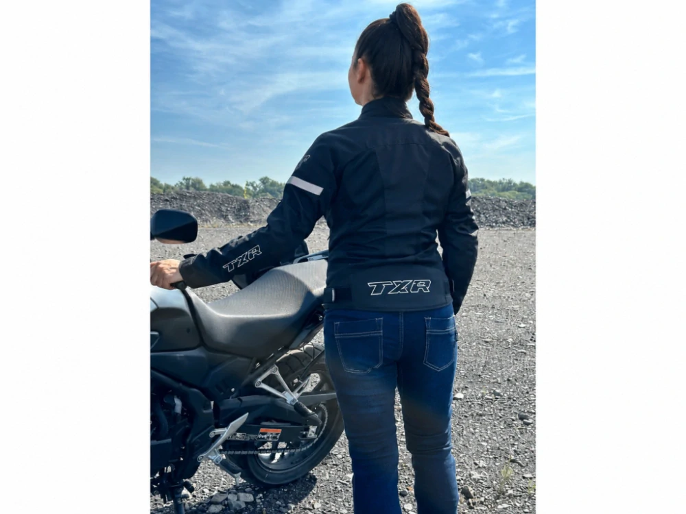 TXR Dámska bunda na motorku Summer čierna M