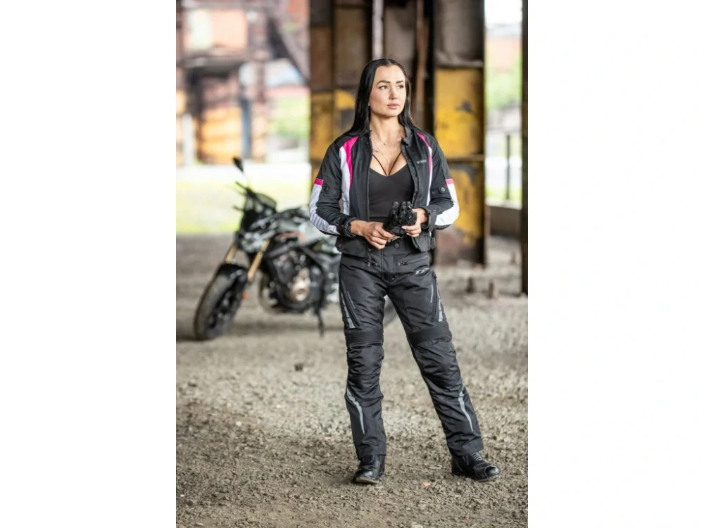 TXR Dámske nohavice na motorku Rival čierne S