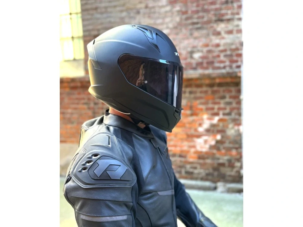 TXR Integrálna prilba na motorku Raptor čierna matná XL