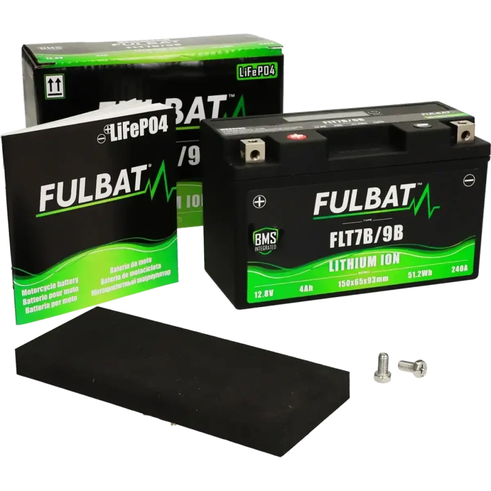 FULBAT FLT7B/9B 12V 4Ah 240A L+ LiFePO4 lítiová motobatéria
