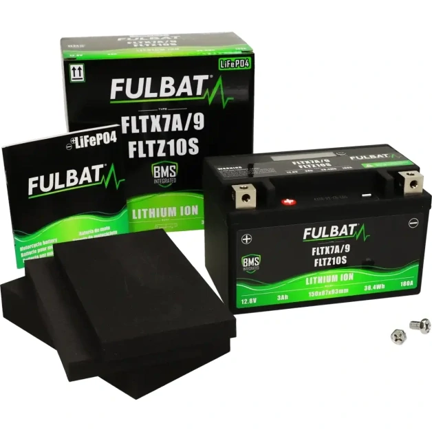 FULBAT Lítiová motocyklová batéria FLTX7A/9-FLTZ10S 12V 5Ah 300A