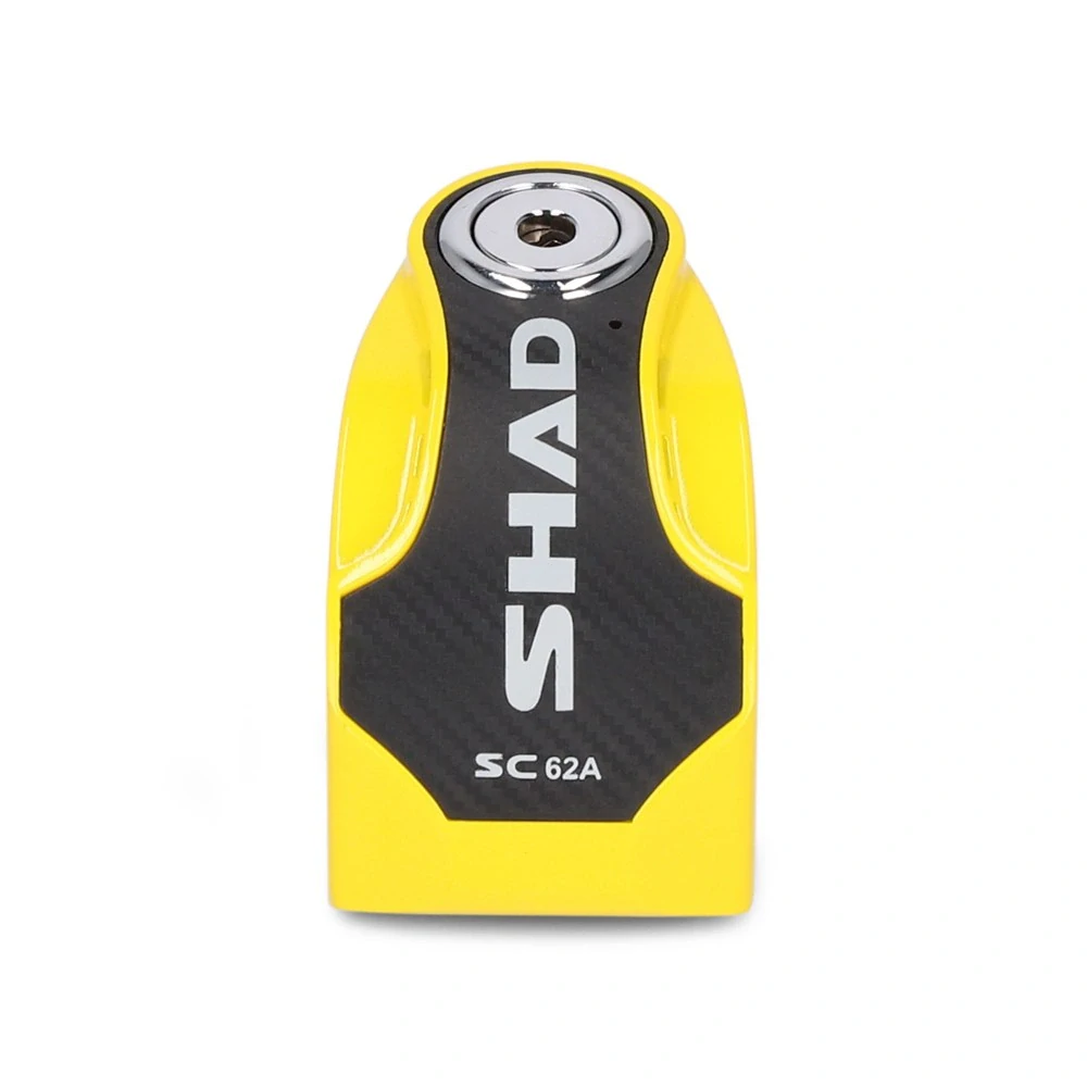 SHAD Zámok na kotúč s alarmom SC62A C0S6213A žltá čap 10 mm