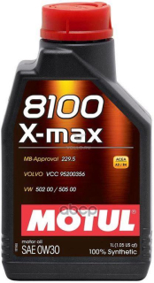 MOTUL Motorový olej 8100 X-max 0W30 1L