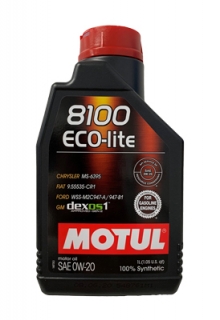 MOTUL Motorový olej 8100 Eco-Lite 0W20 1L