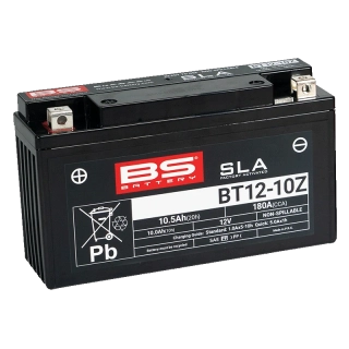 BS-BATTERY BT12-10Z 12V 10Ah 180A (YT12-10Z) 194x59x112mm L+ AGM bezúdržbová motobatéria