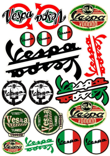 Nálepky moto Vespa 2