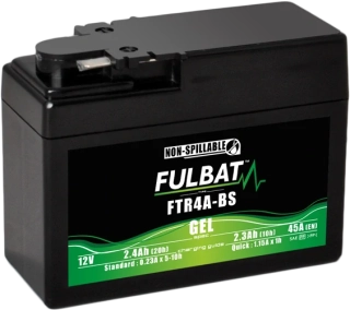 FULBAT FTR4A-BS 12V 2,3Ah 45A 113x48x85mm L+ GEL bezúdržbová motobatéria