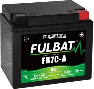 FULBAT FB7C-A 12V 7Ah 85A 129x89x114mm P+ GEL bezúdržbová motobatéria