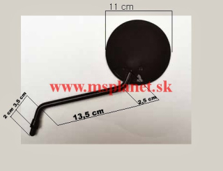 Spätné zrkadlo MO 725-29 obojstranné
