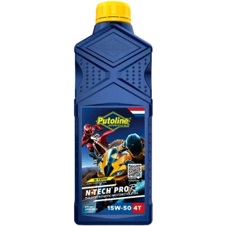 PUTOLINE Motorový olej N-Tech Pro R+ 15W50 4T 1L Road/OFF-Road