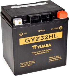YUASA Motobatéria HP MF AGM GYZ32HL 12V 32Ah 500A (166x126x175mm) T14 "+ P"