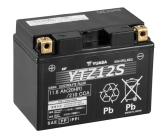 YUASA Motobatéria HP MF AGM YTZ12S 12V 11Ah 210A (150x87x110mm) T11 "+ L"