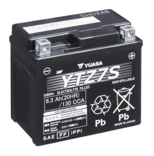 YUASA Motobatéria HP MF AGM YTZ7S 12V 6Ah 130A (113x70x105mm) T5 "+ P"