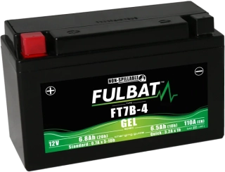 FULBAT FT7B-4 12V 6,5Ah 110A (YT7B-4) 150x65x93mm L+ GEL bezúdržbová motobatéria