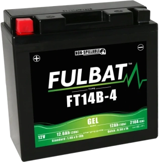 FULBAT FT14B-4 12V 12Ah 210A (YT14B-4) 150x69x145mm L+ GEL bezúdržbová motobatéria