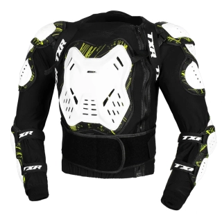 TXR Chránič tela Armor čierno-bielo-fluo žltý 3XL