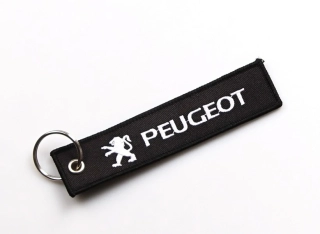 TXR Textilná kľúčenka Peugeot