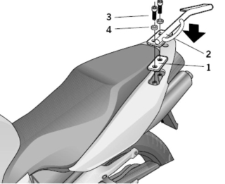 SHAD Montážna sada pre Horný kufor Top master H0VF82ST HONDA VFR 800 VTEC