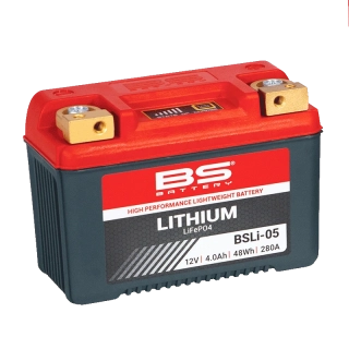 BS-BATTERY BSLI-05 12V 4Ah 280A P+ LiFePO4 lítiová motobatéria