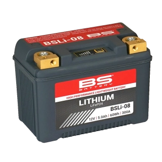 BS-BATTERY BSLI-08 12V 5Ah 300A P+ LiFePO4 lítiová motobatéria