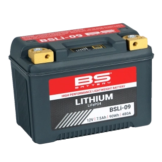 BS-BATTERY BSLI-09 12V 7,5Ah 480A L+ LiFePO4 lítiová motobatéria