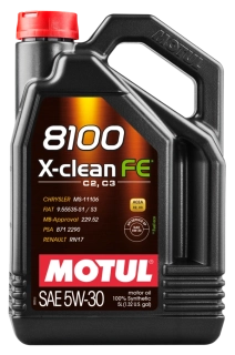 MOTUL Motorový olej 8100 X-Clean FE 5W30 5L