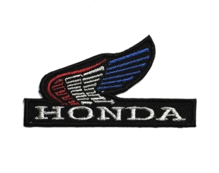 TXR Moto nášivka Honda červeno-bielo-modrá
