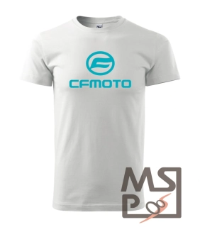 Pánske tričko s moto motívom 88 CFmoto S biele