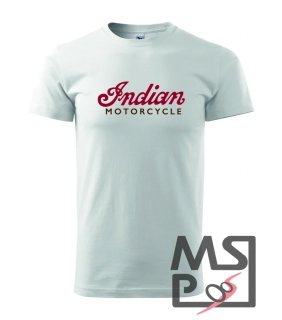 Pánske tričko s moto motívom 89 Indian S biele