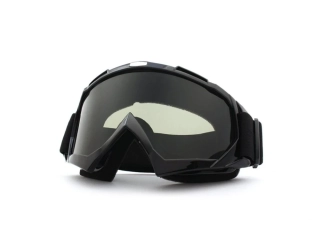 TXR MX okuliare Core čierne s dymovým plexi