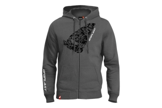 UFO PLAST Mikina sivá M