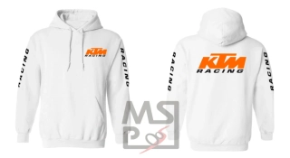 Mikina s motívom KTM Racing 2  3XL biela 