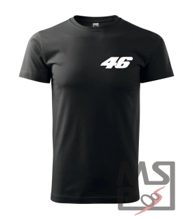 Pánske tričko s motívom The Doctor 46 čierne 2XL